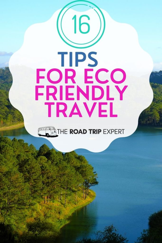 eco friendly travel pinterest pin