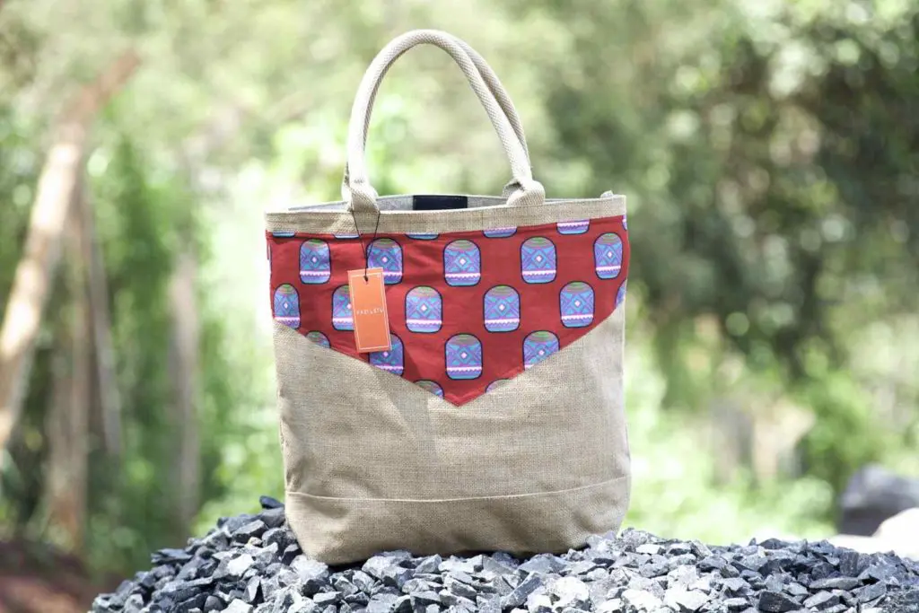 Re-usable bag for eco friendly shopping while traveling