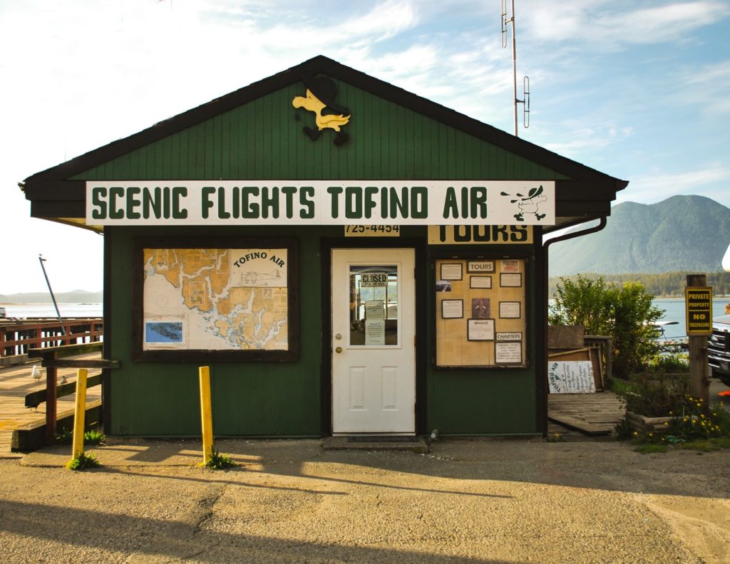 Scenic Flight is one of the most popular things to do in Tofino