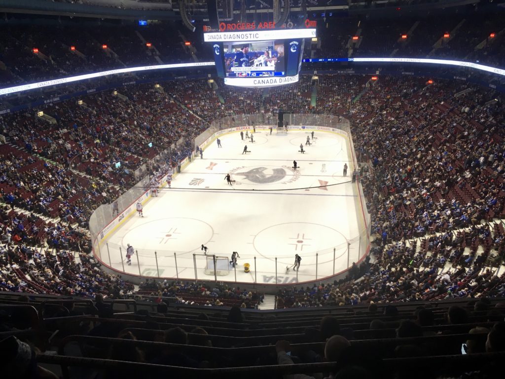 Watching the Canucks is something you must do during 2 days in Vancouver