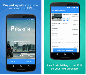parkme parking app