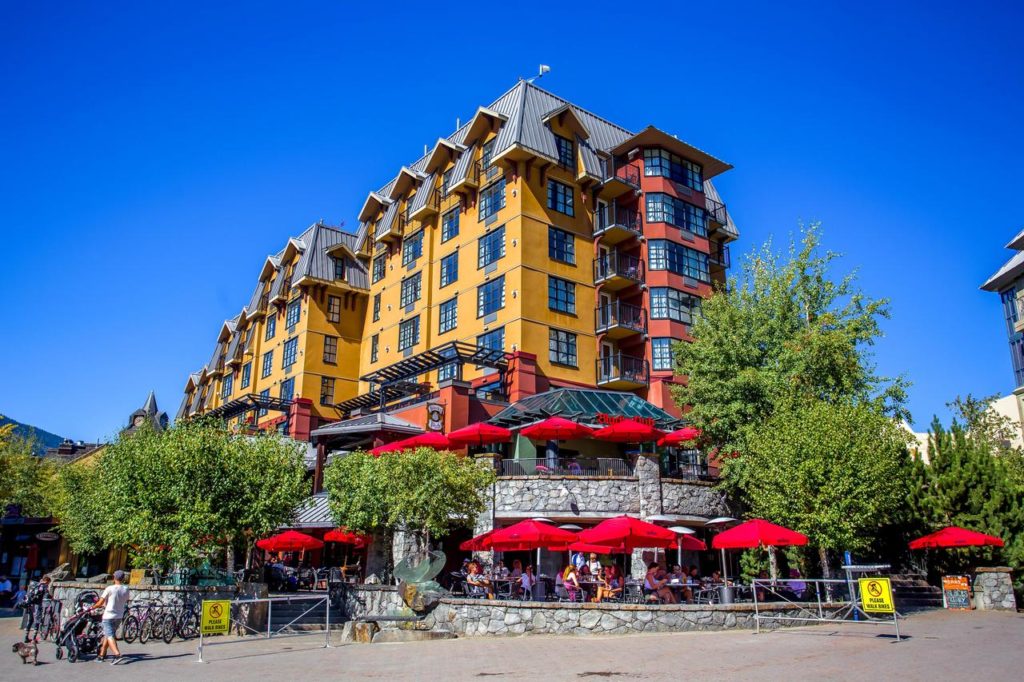 The Sun Dial Hotel is a great place to stay when looking for things to do in Whistler in Summer