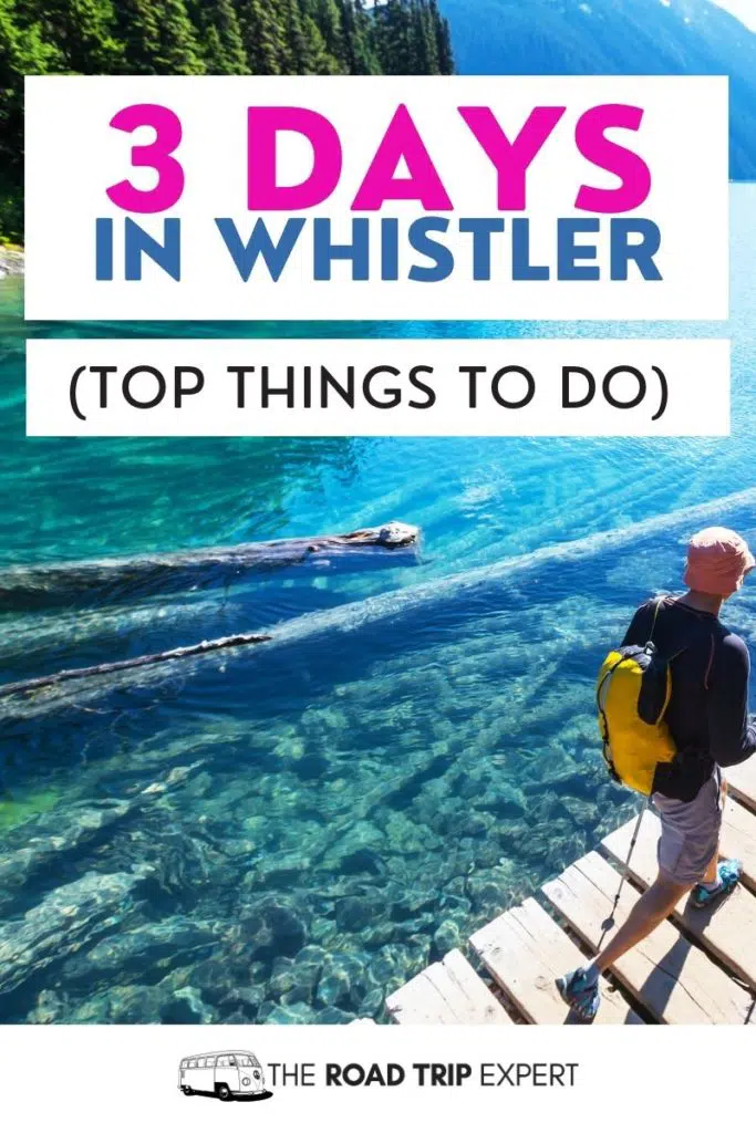 things to do in whistler pinterest pin