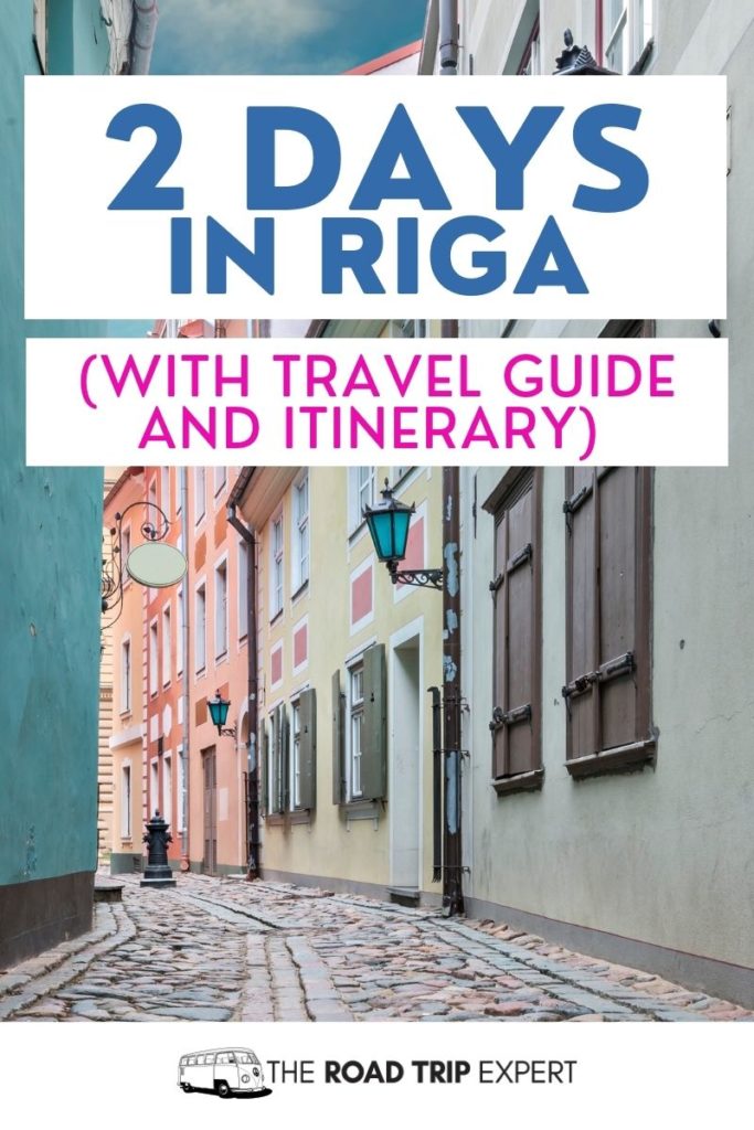 two days in riga pinterest pin