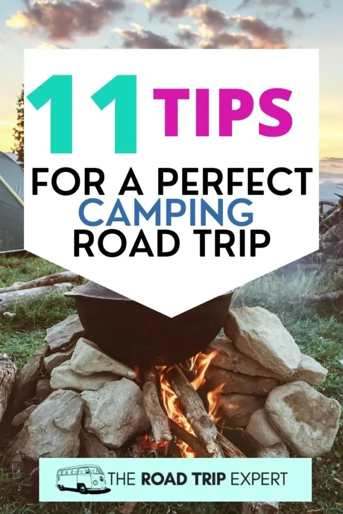camping road trip pinterest pin
