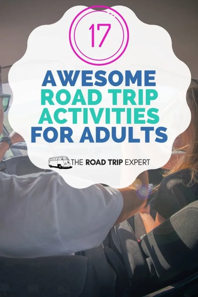 road trip activities for adults pinterest pin