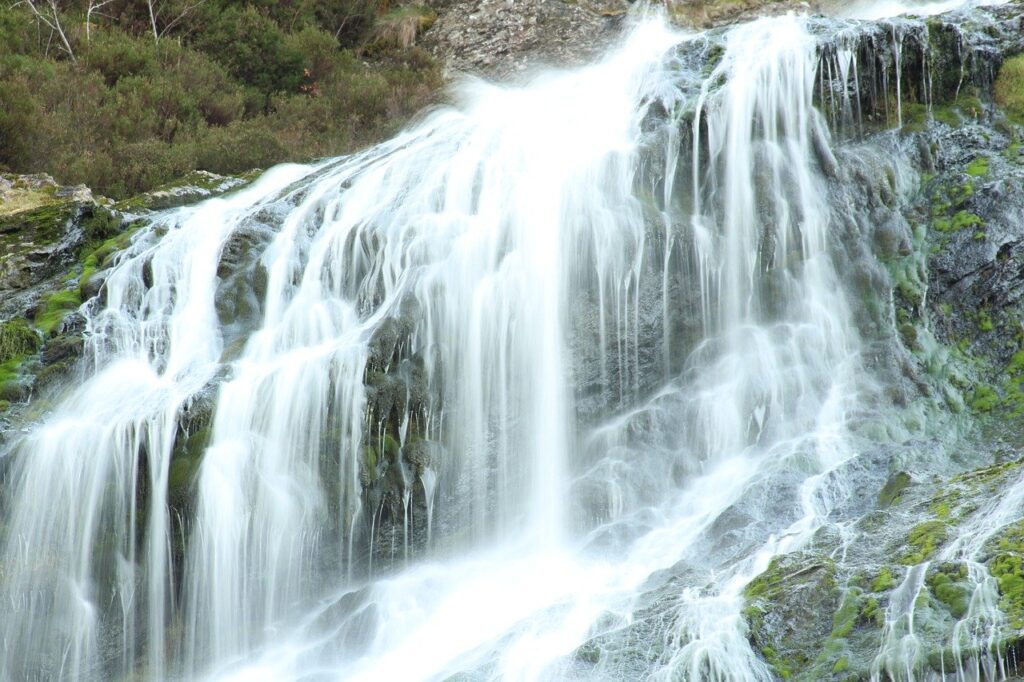 Powerscourt Falls on an Ireland road trip