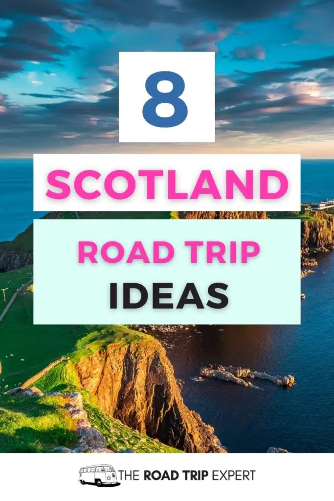 scotland road trip pinterest pin
