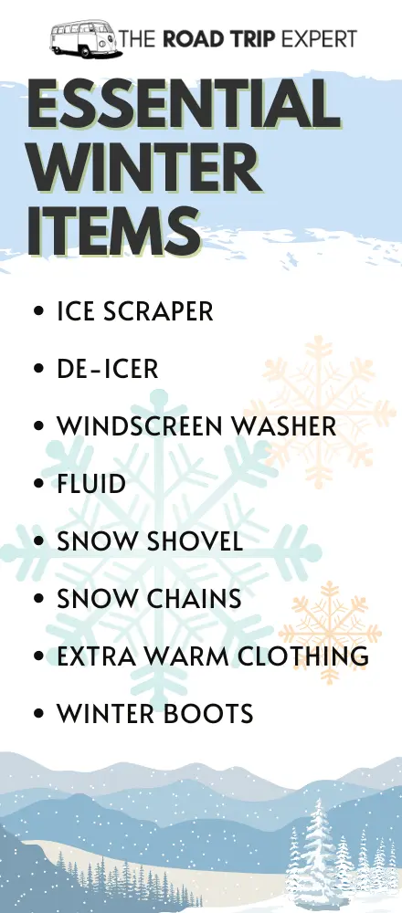 winter driving kit list