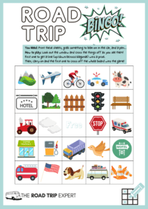 Free Printable Road Trip Bingo Cards For Kids (Hour of Fun!)