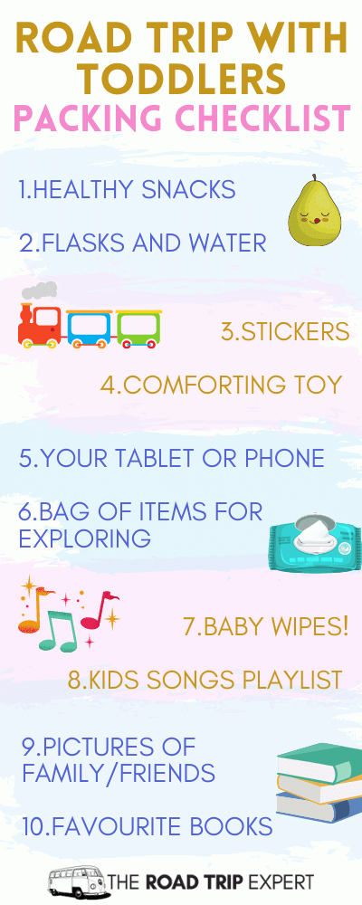 Road Trip With Toddlers Packing List