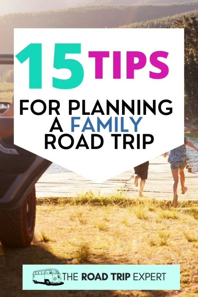 planning a family road trip pinterest pin