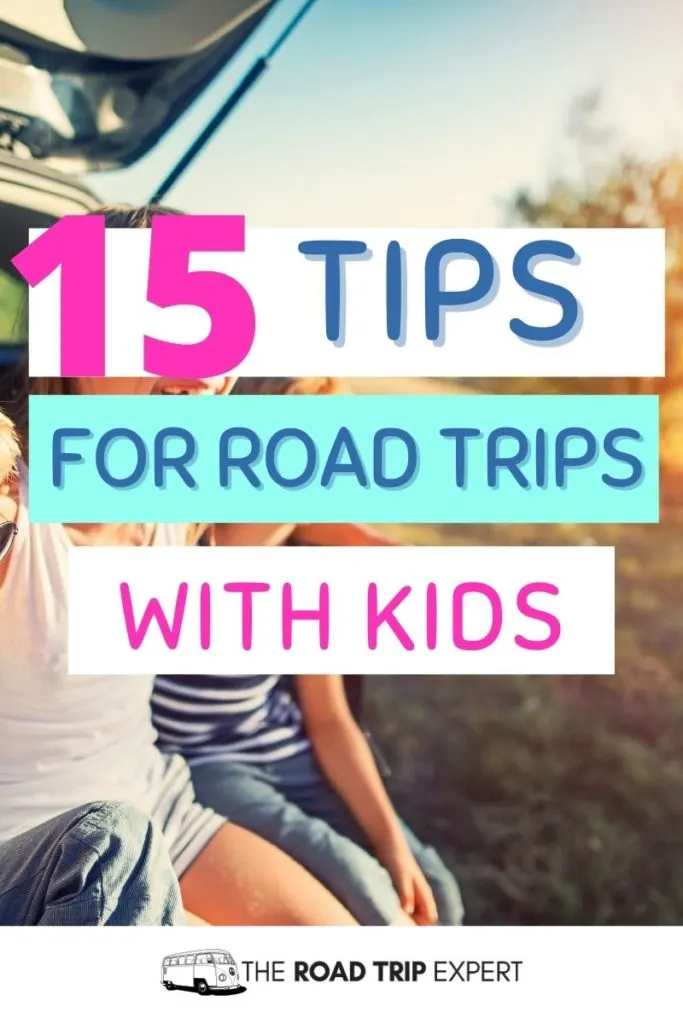 road trip with kids pinterest pin