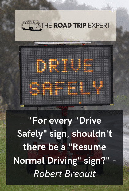 drive safely quote