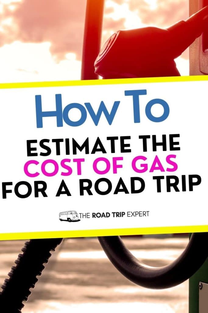 estimate the cost of gas pinterest pin
