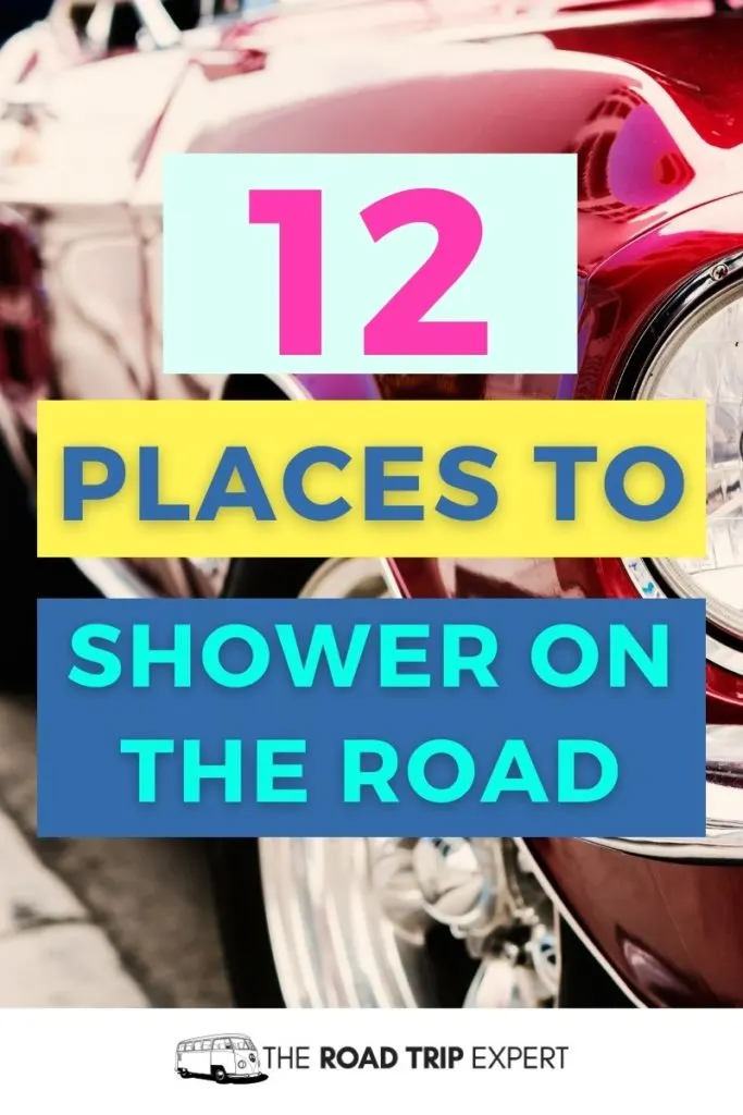 places to shower on the road pinterest pin