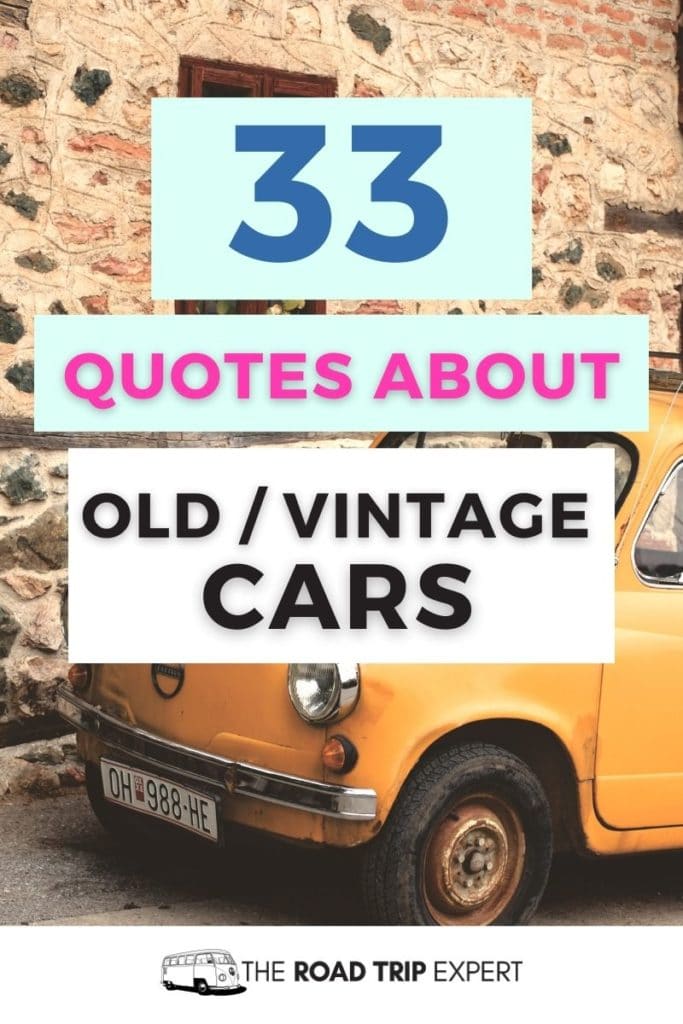 quotes about old cars pinterest pin