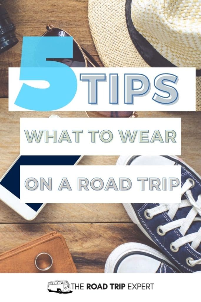 What to wear on a road trip pinterest pin