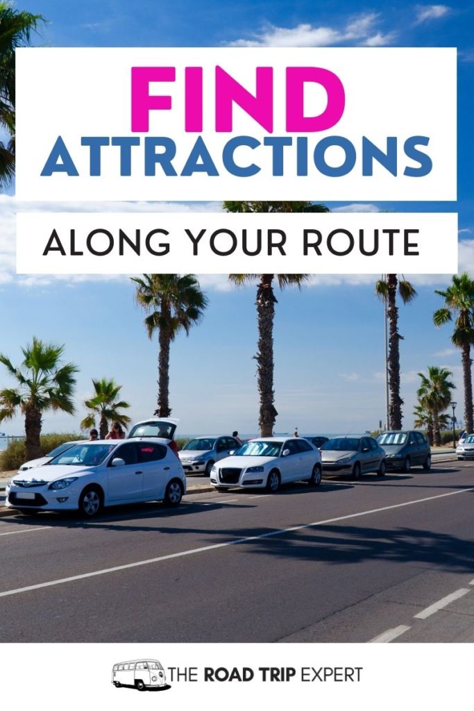find attractions along route pinterest pin