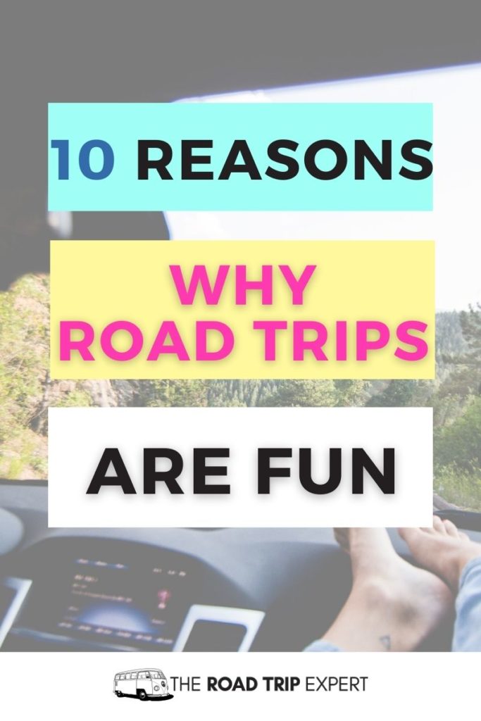 why road trips are fun pinterest pin