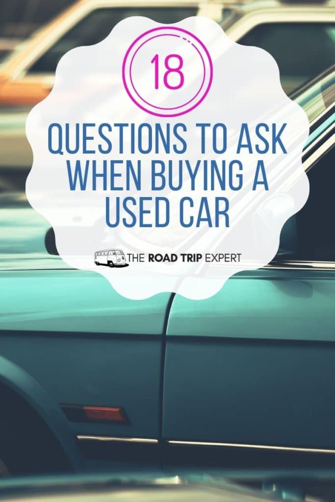 buying a used car pinterest pin