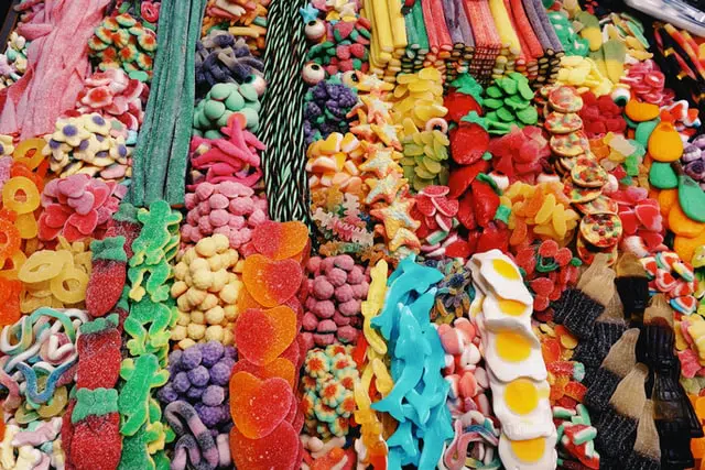 selection of candy