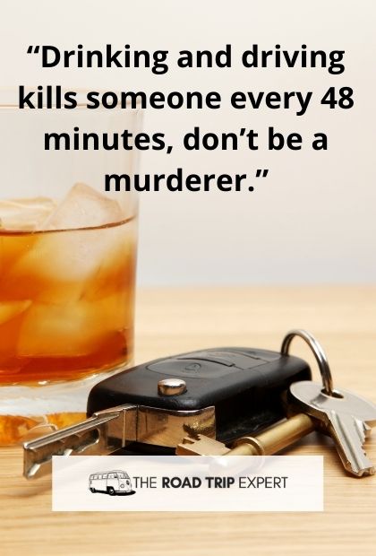 don't drink and drive quote