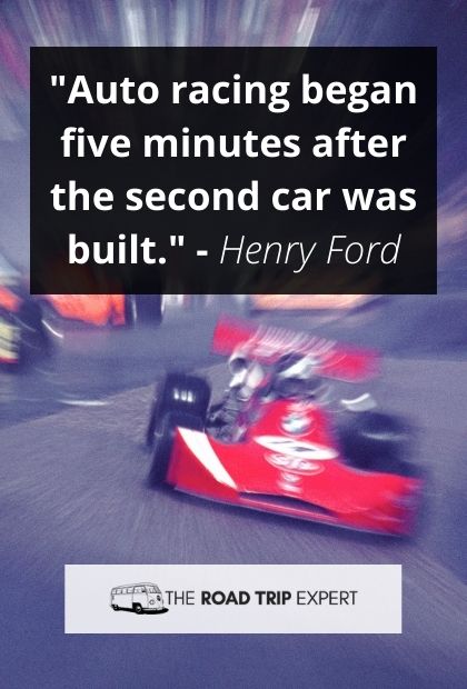race car caption