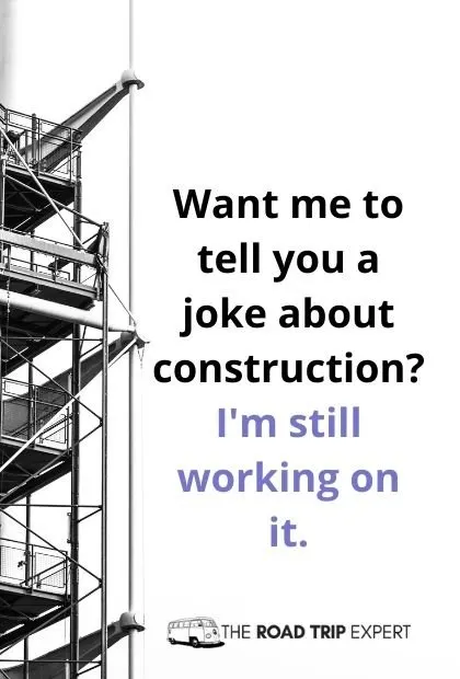 road trip joke about construction