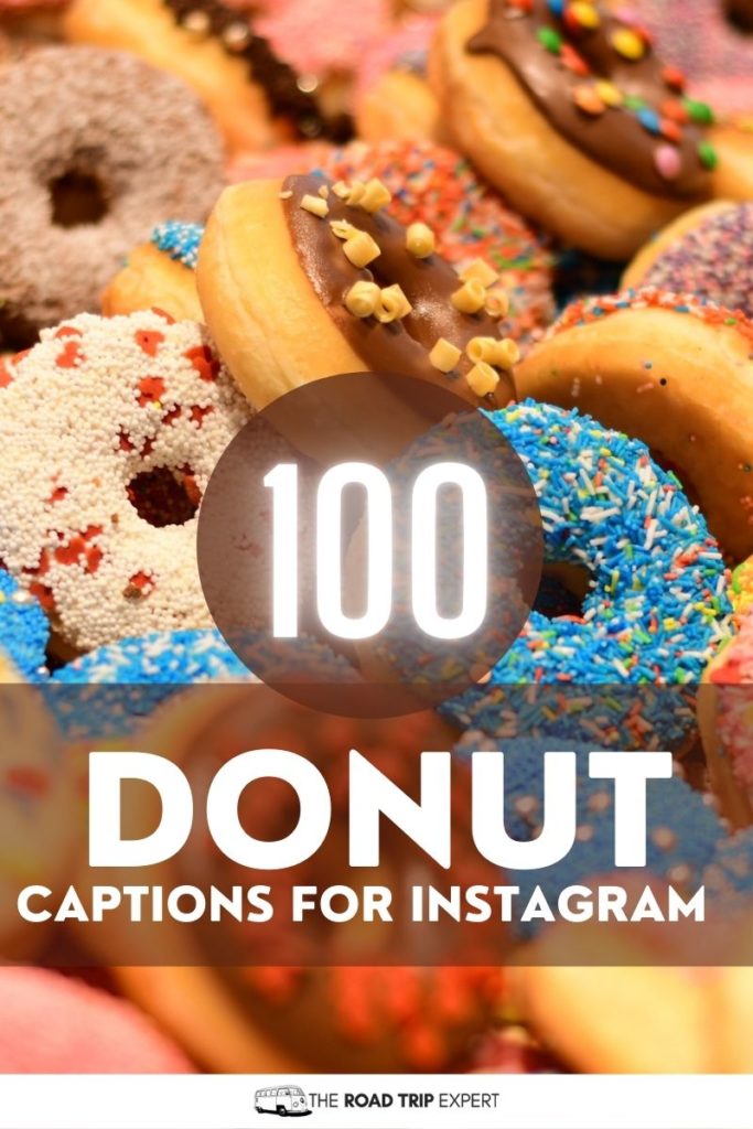 Donut Captions for Instagram pinterest pin
