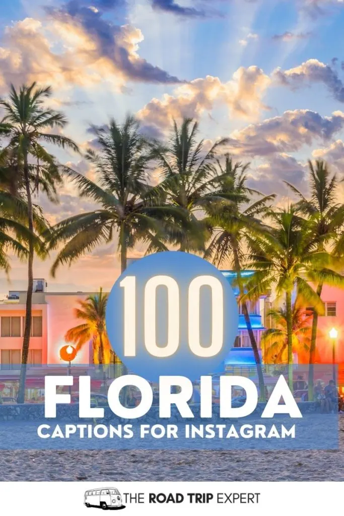 Florida Captions for Instagram pinterest pin