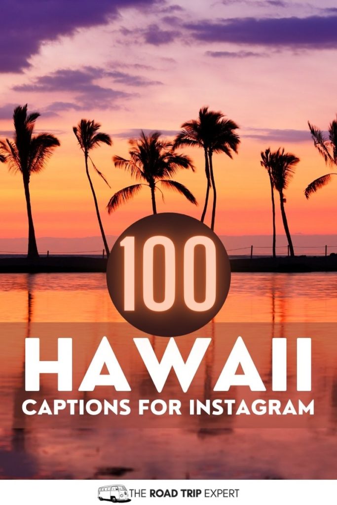 Hawaii Captions for Instagram pinterest pin