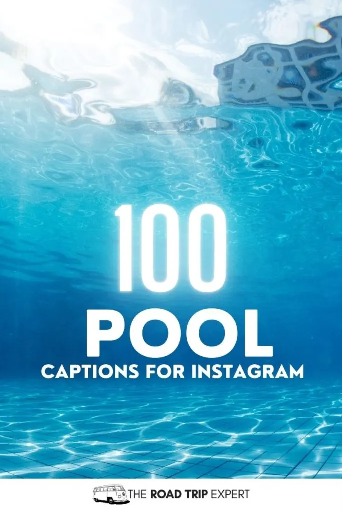 Pool Captions for Instagram pinterest pin