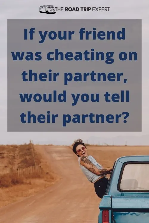 Road trip question for couples about trust