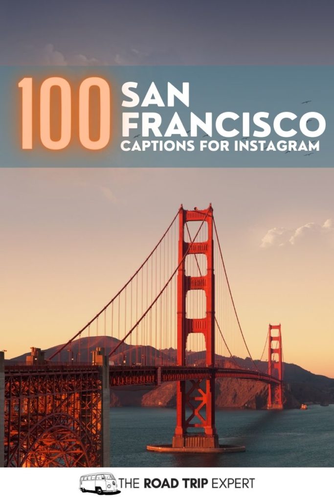 San Francisco Captions for Instagram pinterest pin