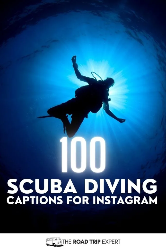 Scuba Diving Captions for Instagram pinterest pin