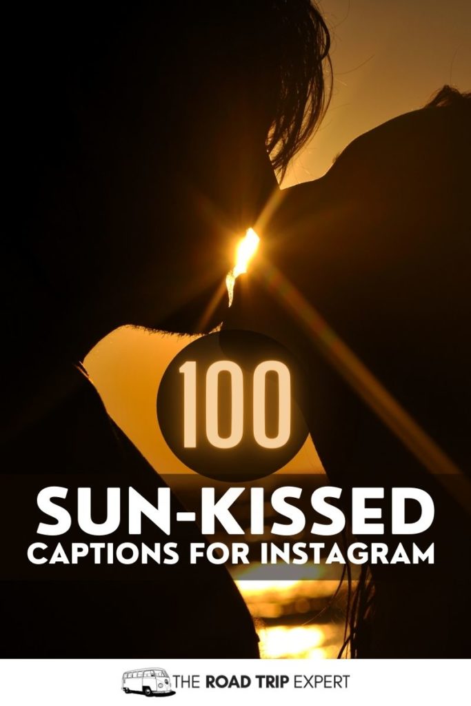 Sun-kissed Captions for Instagram pinterest pin