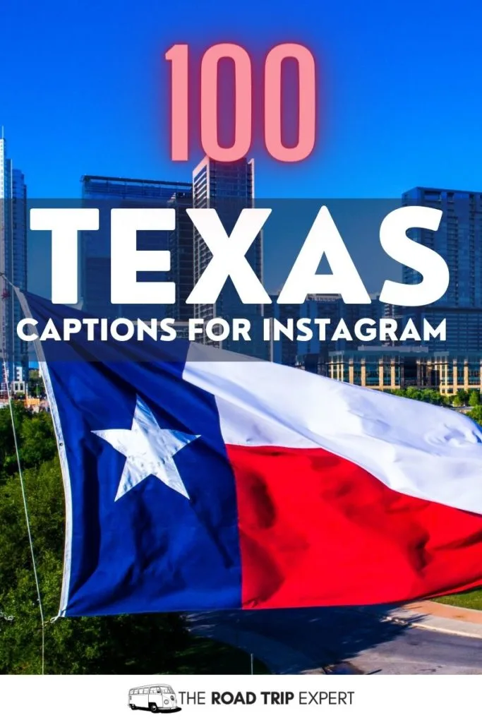 Texas Captions for Instagram pinterest pin