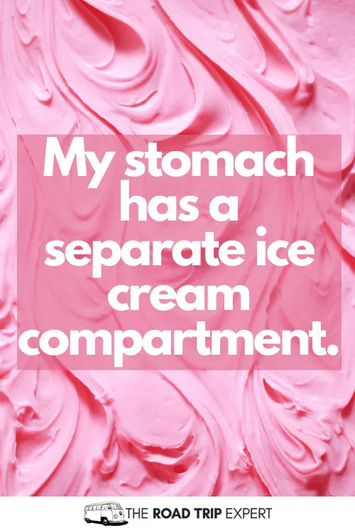 captions about ice cream