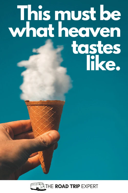 ice cream Instagram captions