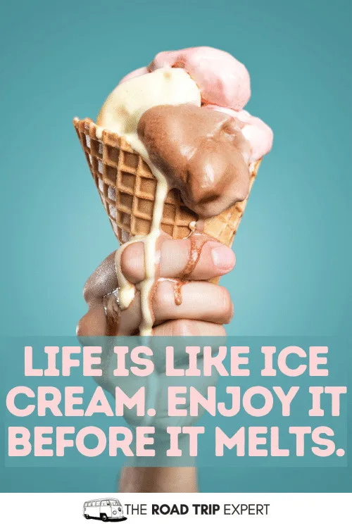 funny ice cream caption