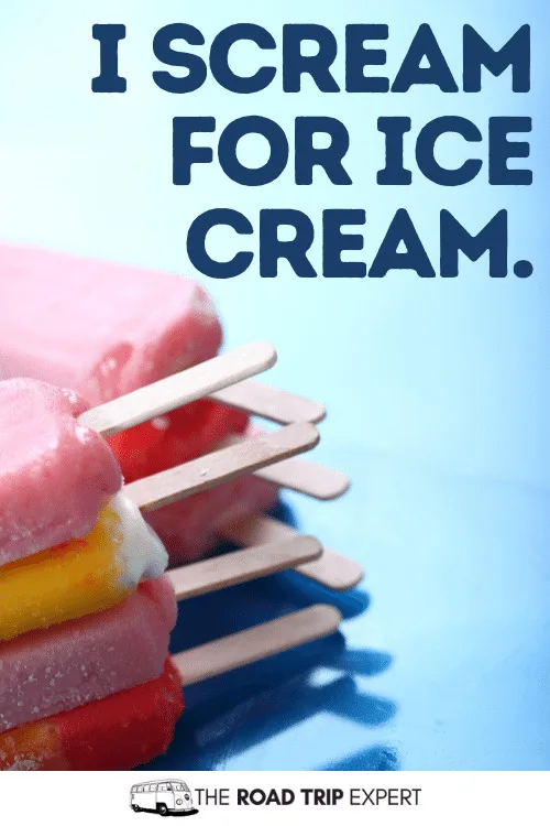 ice cream captions Instagram