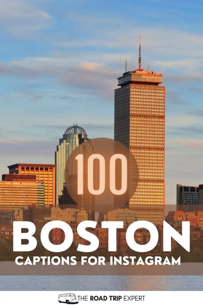 Boston Captions for Instagram pinterest pin