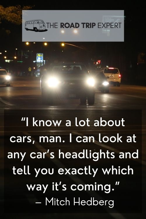Late Night Drive Quote By Mitch Hedberg