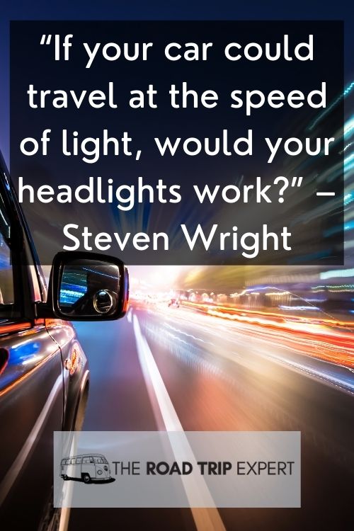 Late Night Drive Quote By Steven Wright