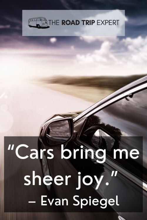 Quote About Driving By Evan Spielgel