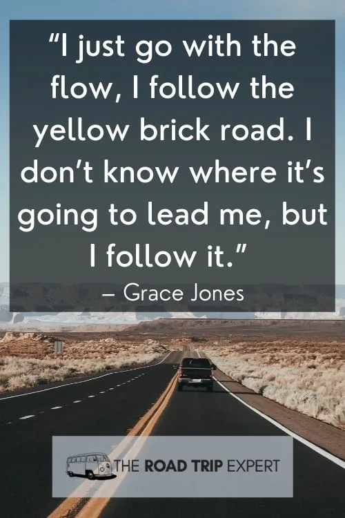 Quote About Driving By Grace Jones