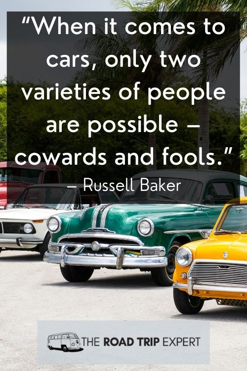 Quote About Driving By Russel Baker