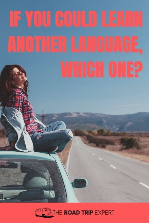 road trip conversation starters about learning languages