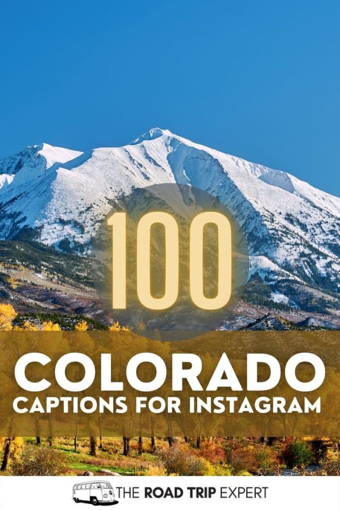 Colorado Captions for Instagram pinterest pin